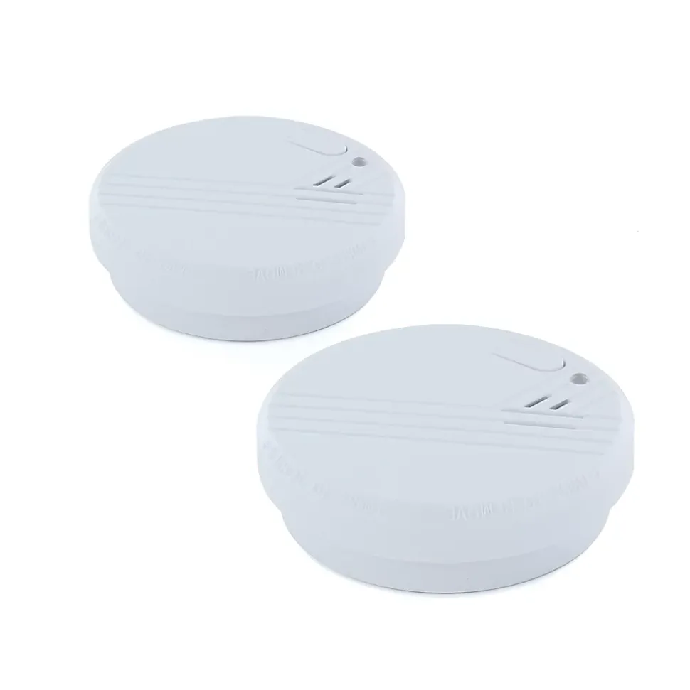 Lot de 2 détecteurs de fumée pile alcaline 1an - Chacon