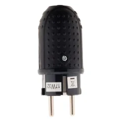 Lot de 5 fiches caoutchouc mâles 16A 2P+T - Zenitech