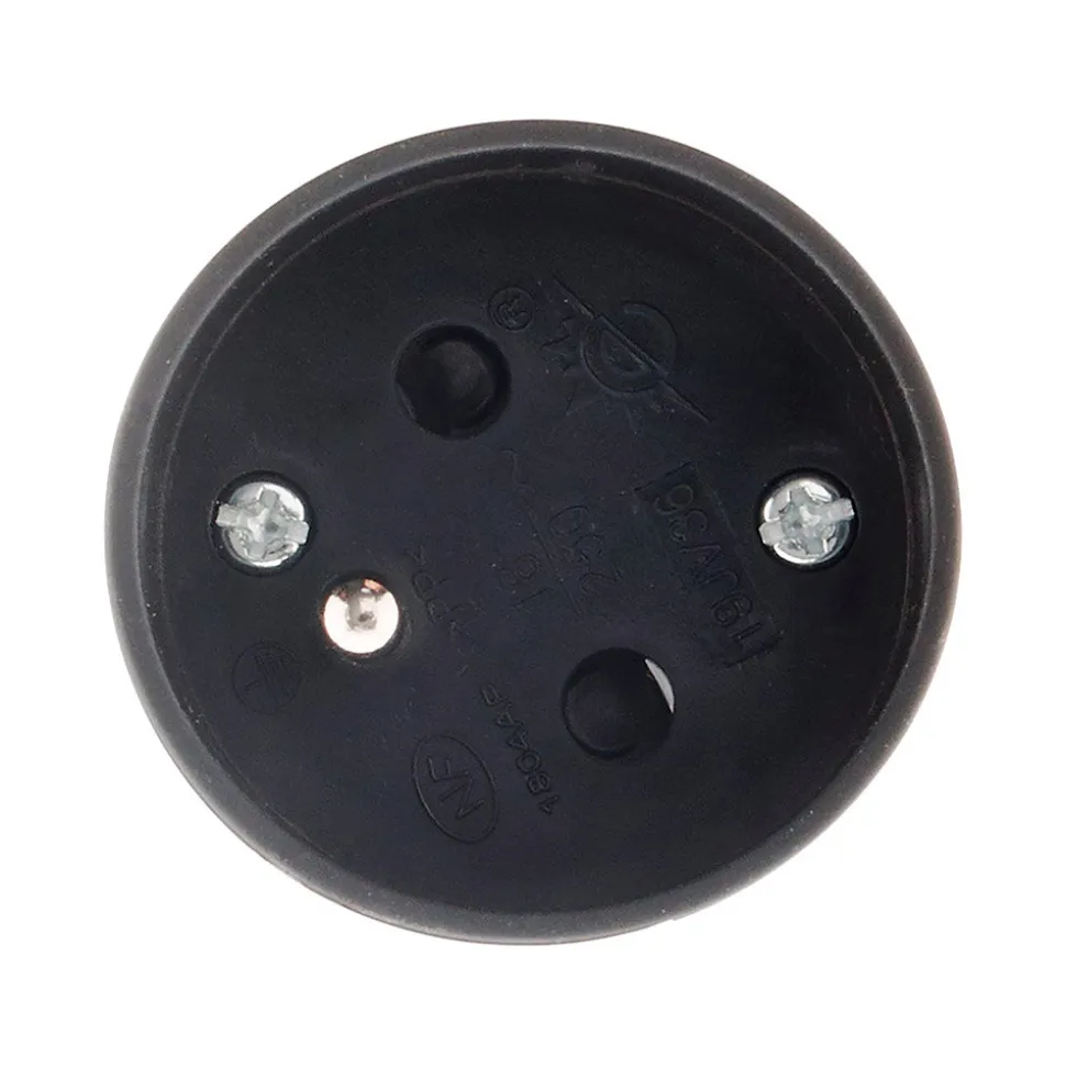 Lot de 10 fiches femelles 16A 2P+T - Noir - Zenitech