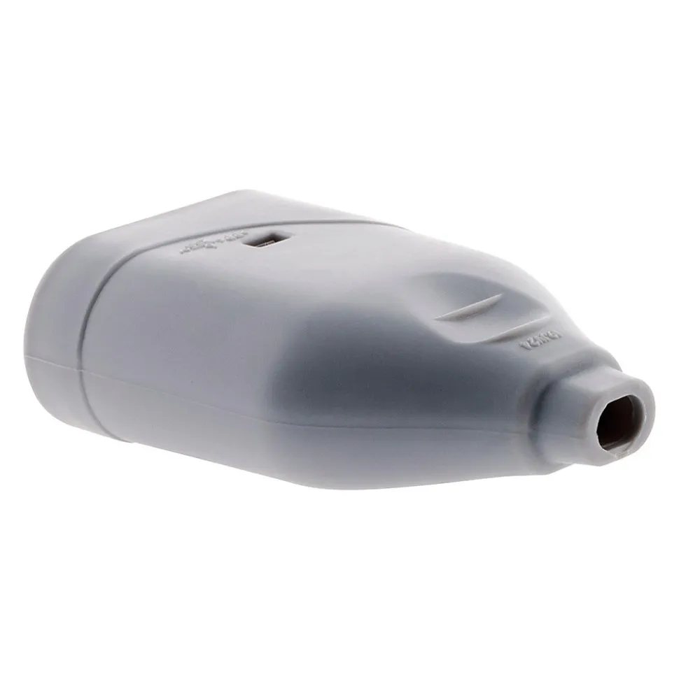 Lot de 10 fiches femelles 2P 6A - Gris - Zenitech