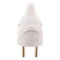Lot de 10 fiches mâles 16A 2P+T - Blanc - Zenitech