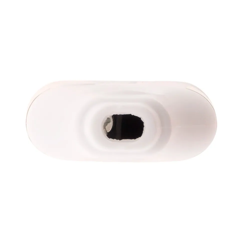 Lot de 10 fiches mâles 2P 6A - Blanc - Zenitech