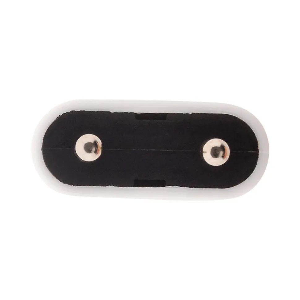 Lot de 10 fiches mâles 2P 6A - Blanc - Zenitech