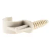 Lot de 10 fixe tubes diamètre 20mm - Gris - Zenitech