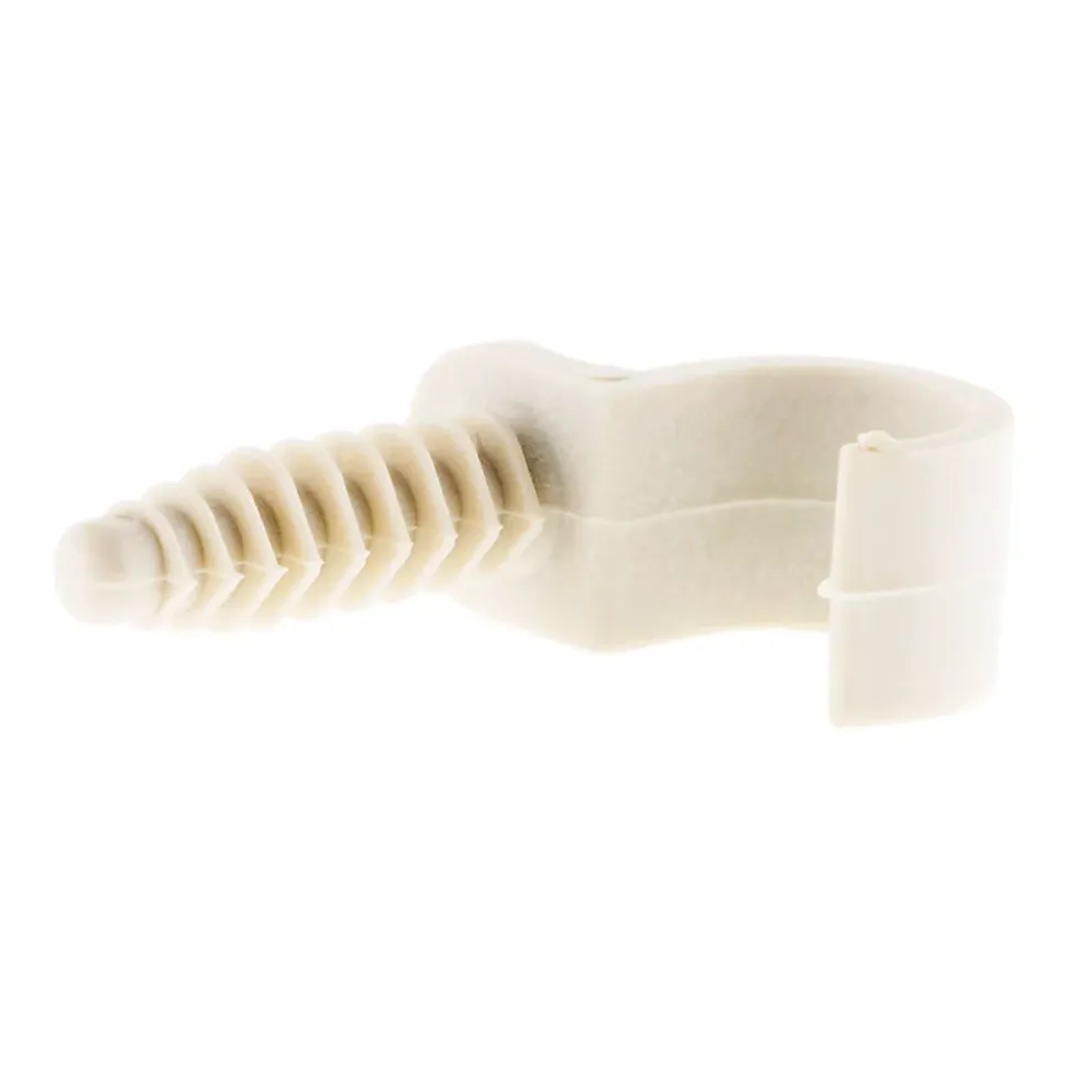 Lot de 10 fixe tubes diamètre 20mm - Gris - Zenitech