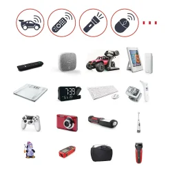 Lot de 4 Piles AAA - LR03 Li ion 1,5V rechargeables par USBC avec câble multi USB - 520302 Thomson