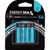 Lot de 4 piles Power Plus LR03 avec - Bleu foncé- 5five