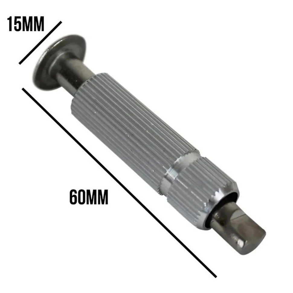 Lot de 5 pitons douilles escamotables en inox - Diam 12 mm - Linxor