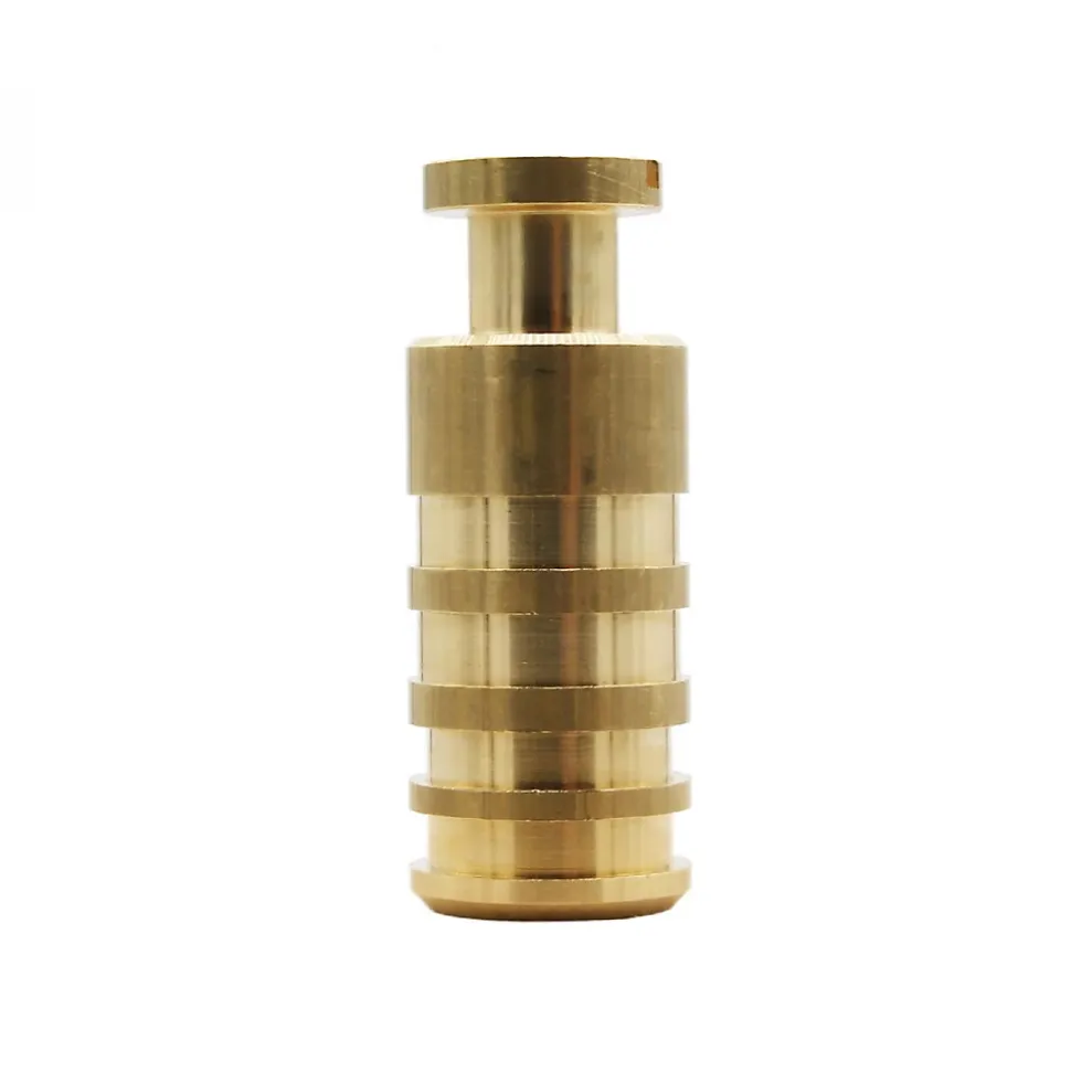 Lot de 5 pitons escamotables en laiton - Diam 20 mm - Linxor