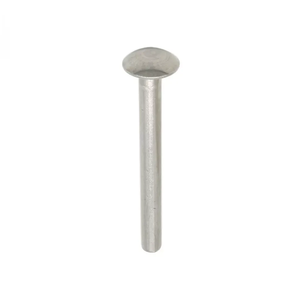 Lot de 10 pitons fixes d'ancrage droit - Diam 8 x 80 mm - Linxor