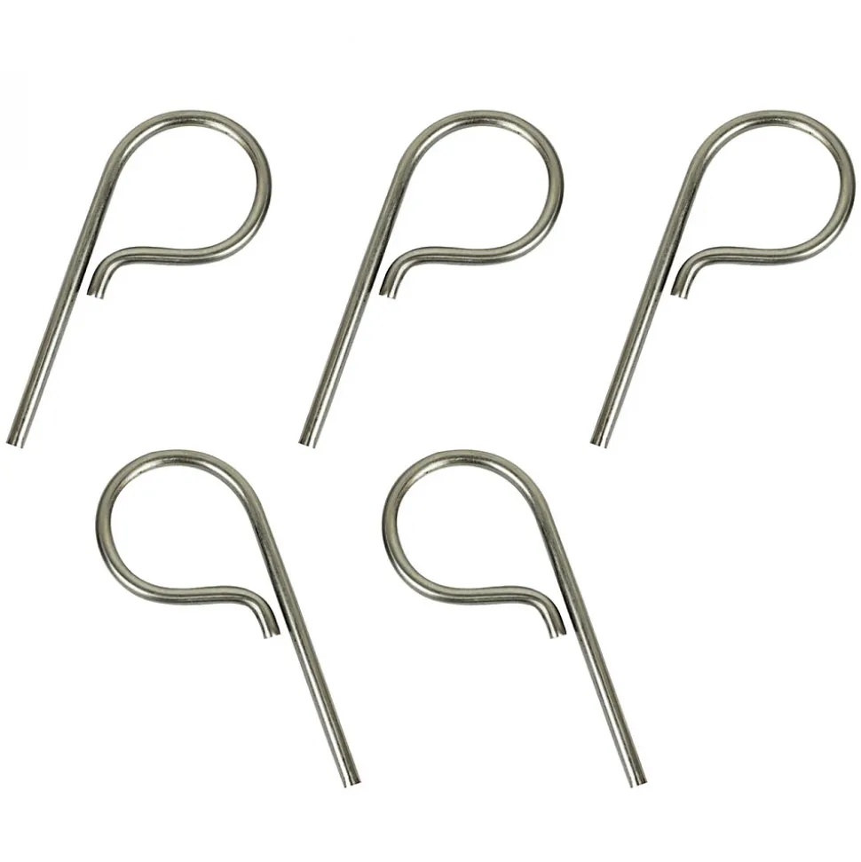 Lot de 5 pitons P Standard en inox 12 cm - Linxor