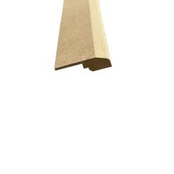 Lot de 6 Plinthes Goulotte MDF, L.2.44 m x H.6.8 cm, Ep.18 mm