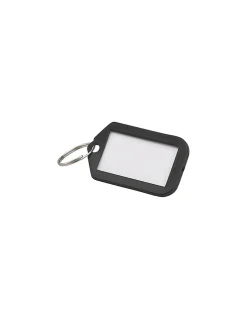 Lot de 5 portes-étiquettes, noir, 49.5x29mm - THIRARD