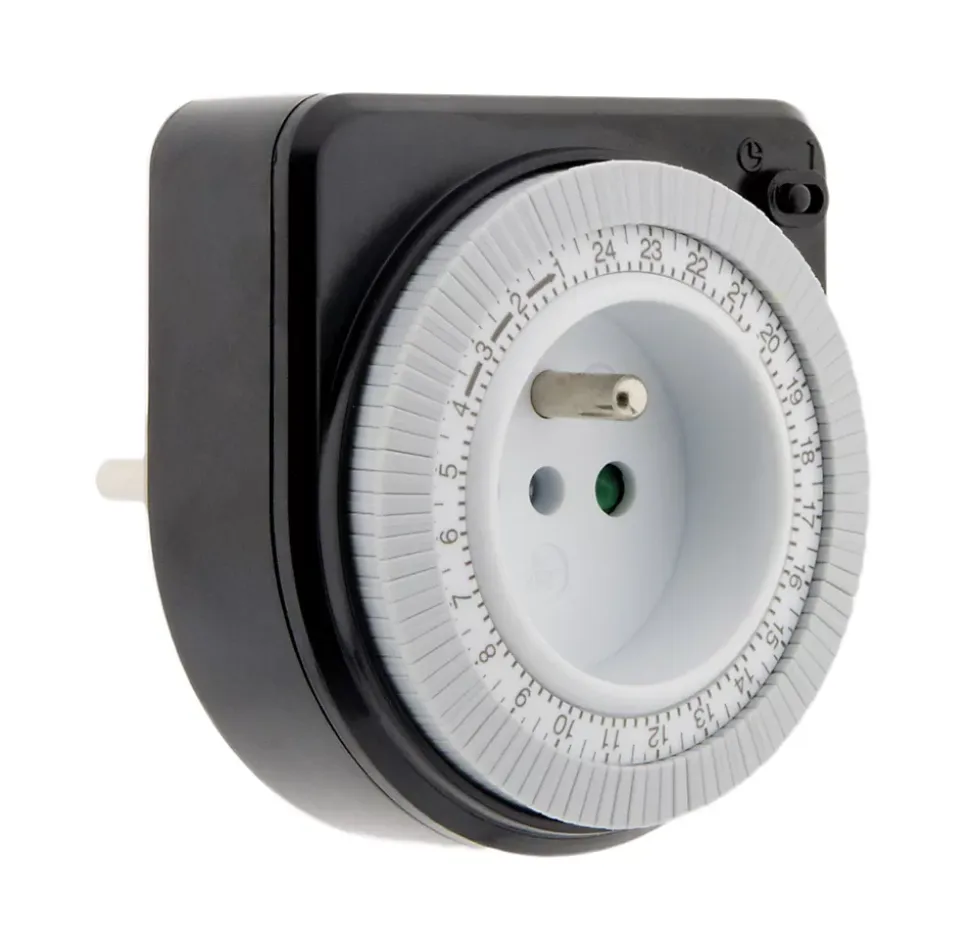 Lot de 2 programmateurs mécaniques - Noir - Otio