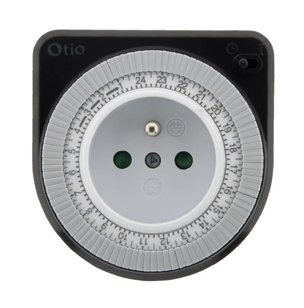 Lot de 2 programmateurs mécaniques - Noir - Otio