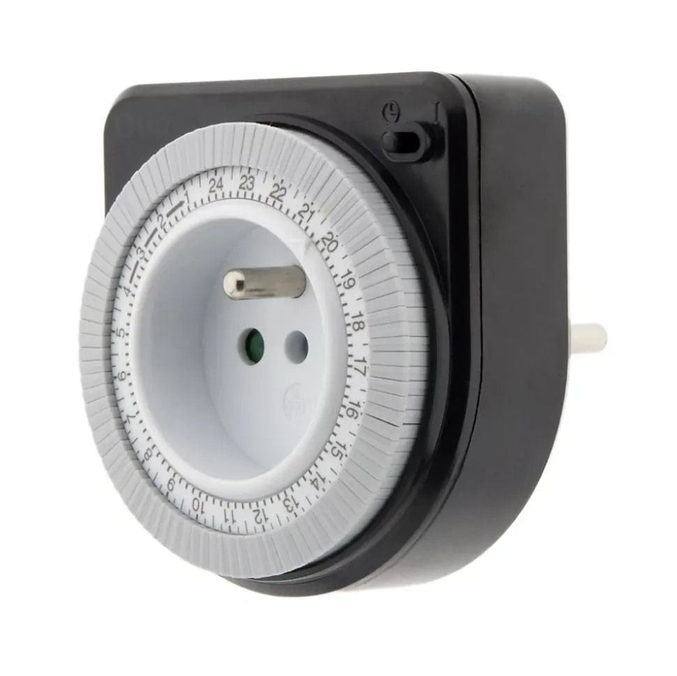 Lot de 2 programmateurs mécaniques - Noir - Otio
