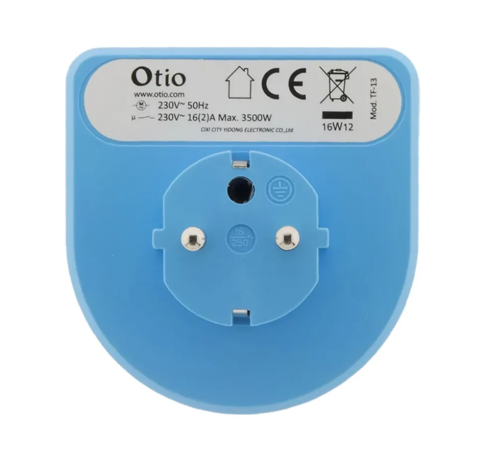 Lot de 2 programmateurs mécaniques - Bleu - Otio