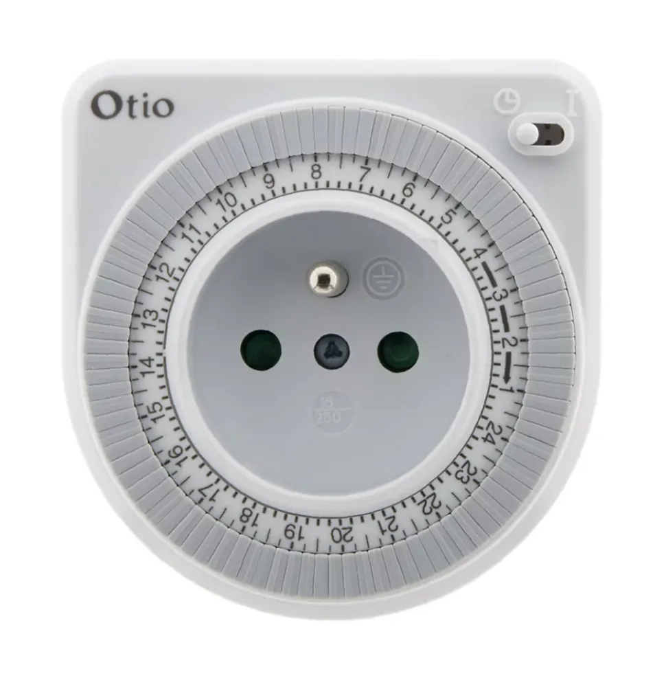 Lot de 2 programmateurs mécaniques - Blanc - Otio