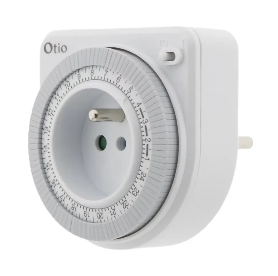 Lot de 2 programmateurs mécaniques - Blanc - Otio