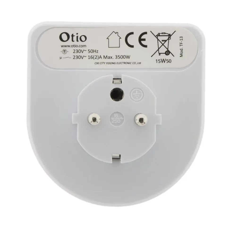 Lot de 2 programmateurs mécaniques - Blanc - Otio