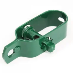 Lot de 10 tendeurs en acier galvanisé plastifié N3 pour fil de grillage - Vert - Linxor