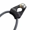 Lot de 10 tendeurs sandows sécurisés et normés avec passant piton - Gris - Linxor