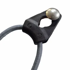 Lot de 10 tendeurs sandows sécurisés et normés avec passant piton - Gris - Linxor