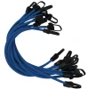 Lot de 10 tendeurs sandows sécurisés et normés - Bleu - Linxor