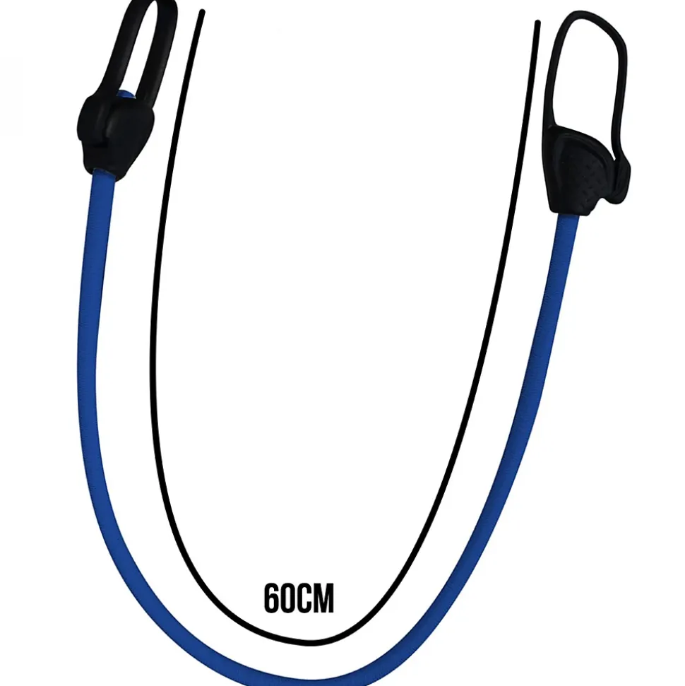 Lot de 10 tendeurs sandows sécurisés et normés - Bleu - Linxor