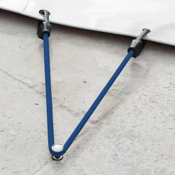 Lot de 10 tendeurs sandows sécurisés et normés - Bleu - Linxor