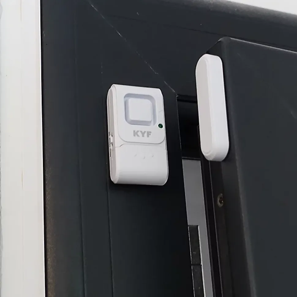 Lot de 2 x Mini alarme fenêtre/porte (Avec fonction carillon)