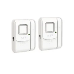 Lot de 2 x Mini alarme fenêtre/porte (Avec fonction carillon)