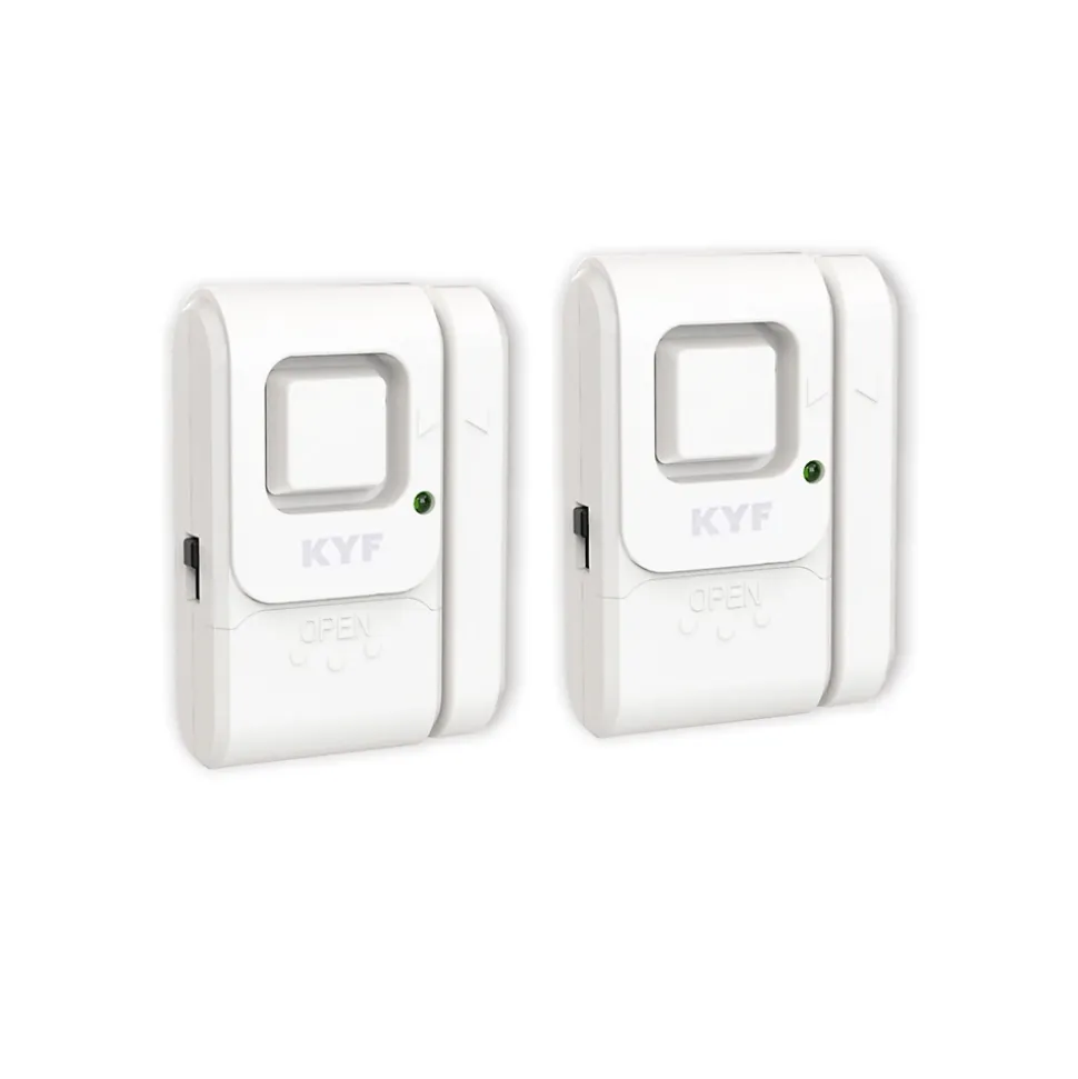 Lot de 2 x Mini alarme fenêtre/porte (Avec fonction carillon)