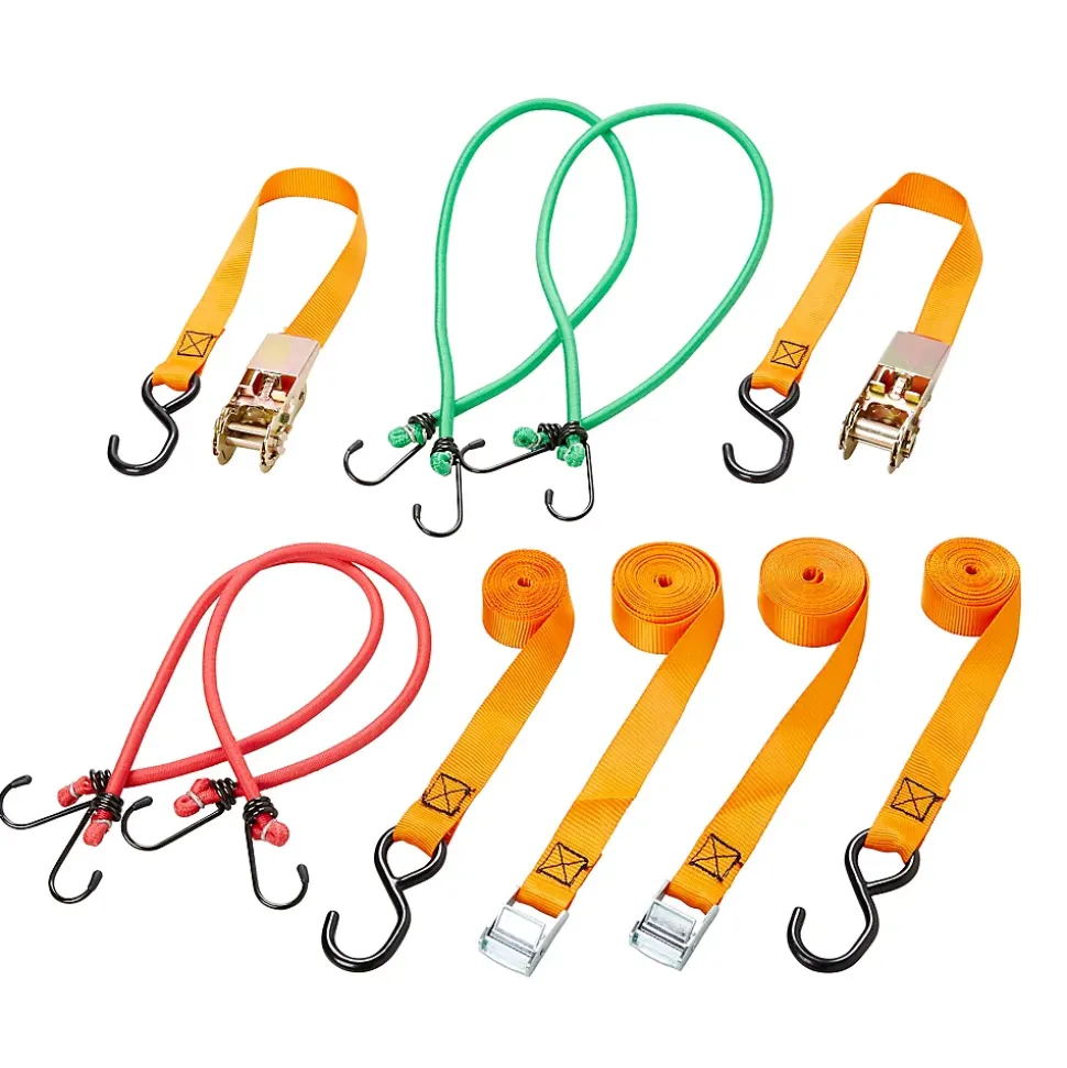 Lot tendeur et sangle Diall Polyester (PES), polypropylène (PP) et caoutchouc