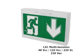 Luminaire sur Source Centrale évacuation IP44 Multitensions Zemper Toledo