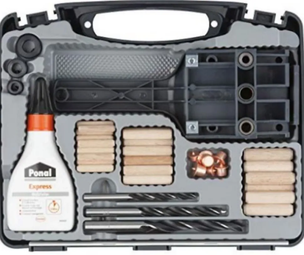Mallette d'assemblage par tourillons Wolfcraft