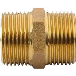 Mamelon laiton égal mâle mâle à visser diam 5/4" - à l'unité