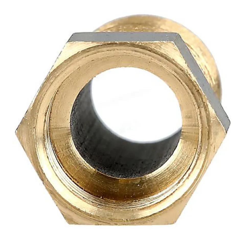 Mamelon long mâle femelle 40mm 15/21 laiton - GARIS - D04603B