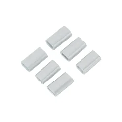 Manchon à sertir vendu par 2 Diall en aluminium pour câble Ø.2 mm