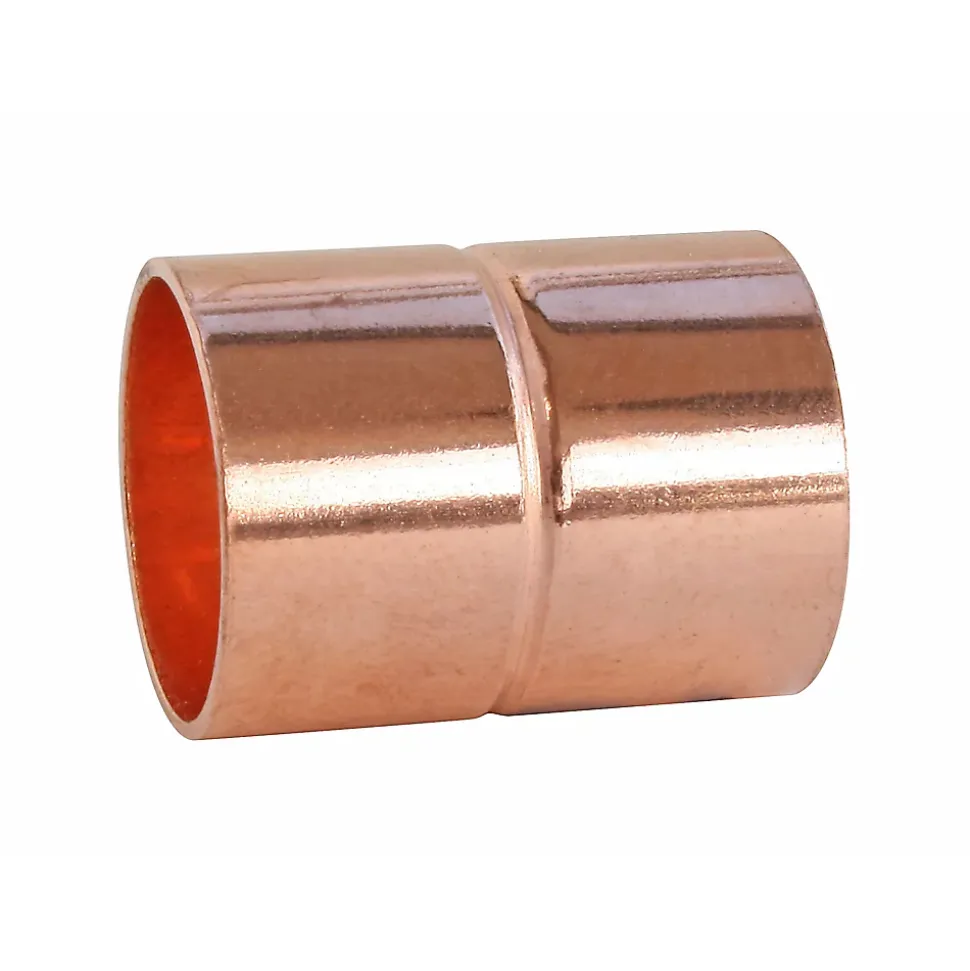 Manchon à souder pour tube cuivre Ø14, lot de 2
