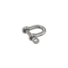 Manille Droite Forgée axe imperdable Inox A4 Diamètre 6 - 5 pièces