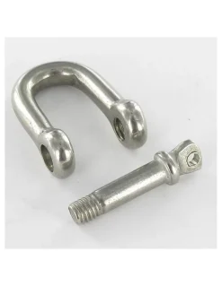 Manille Droite Forgée Inox A4 Diamètre 6 - 5 pièces