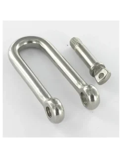 Manille Droite Longue Forgée Inox A4 Diamètre 10 - 5 pièces