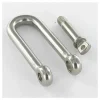 Manille Droite Longue Forgée Inox A4 Diamètre 6 - 2 pièces