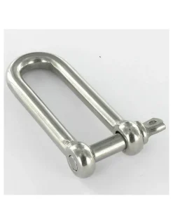 Manille Droite Longue Forgée Inox A4 Diamètre 4 - 1 pièce