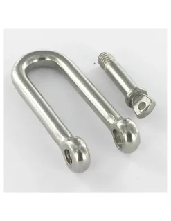 Manille Droite Longue Forgée Inox A4 Diamètre 5 - 1 pièce