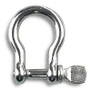 Manille lyre Axe 4 mm Inox Acier inoxydable
