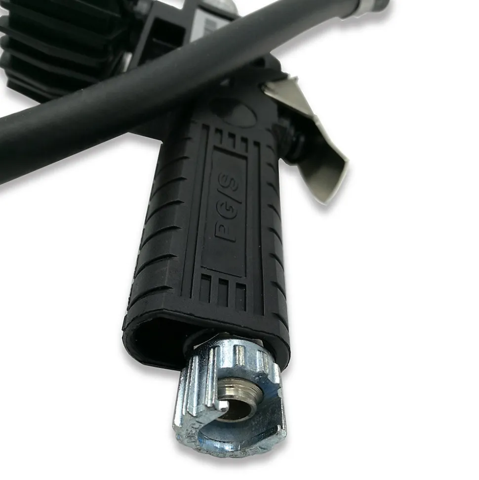 Manomètre de Gonflage Pneu - Pression de 0 à 10 Bars - Pistolet avec Gâchette Réglable