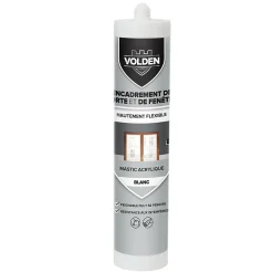 Mastic acrylique porte et fenêtre Volden blanc 280ml