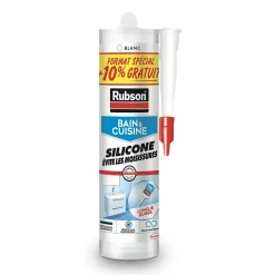 Mastic bain et cuisine Rubson blanc 310ml